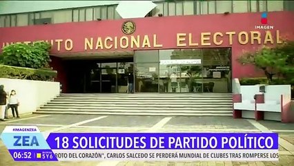 18 organizaciones han solicitado iniciar el proceso para el registro como partido político