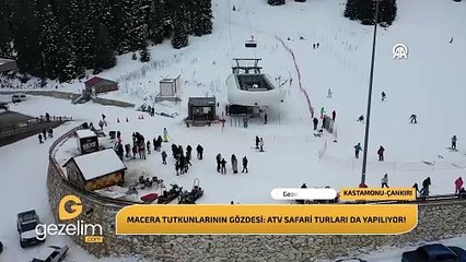 Yurduntepe Kayak Merkezi’nde heyecan dorukta! Artık ATV safari turları da yapılıyor