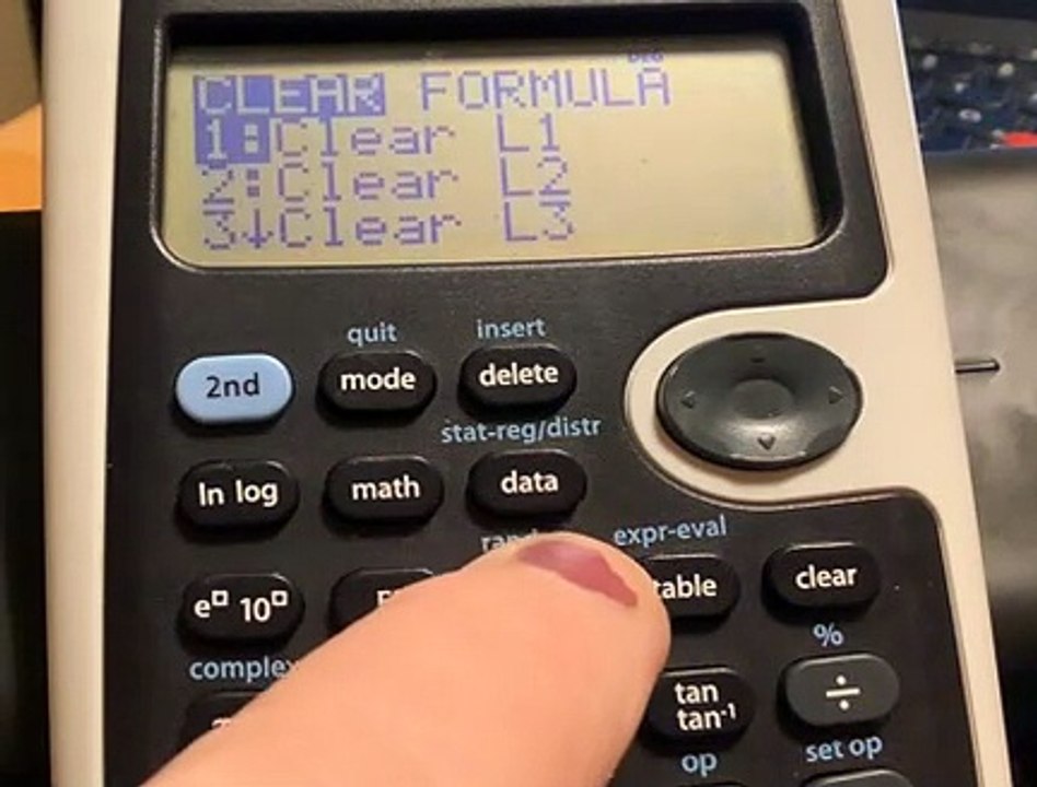 Erwartungswert und Standardabweichung aus Datensatz mit WTR TI 30X  berechnen