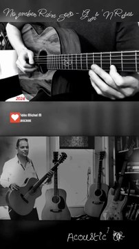 044. Guns 'N Roses November Rain Acoustic Guitar 2024 #reels #clips #music #rock #gunsnroses2024 #like