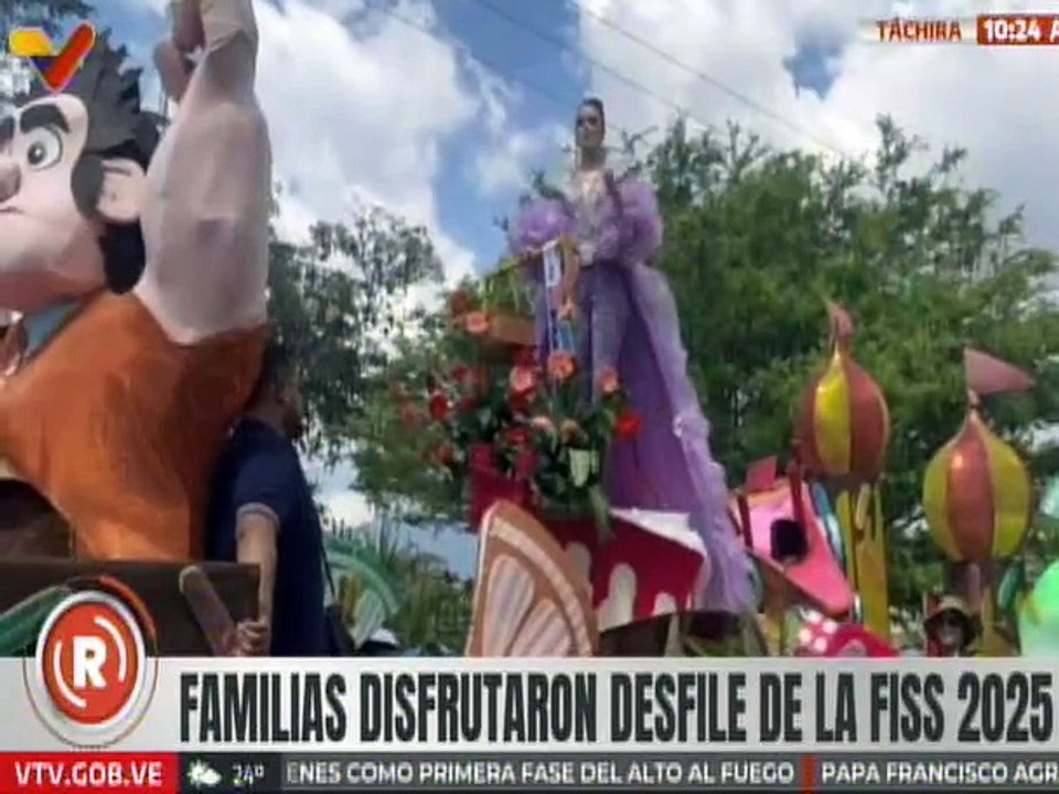 97 agrupaciones participaron en la tradicional Feria Internacional de San Sebastián en Táchira