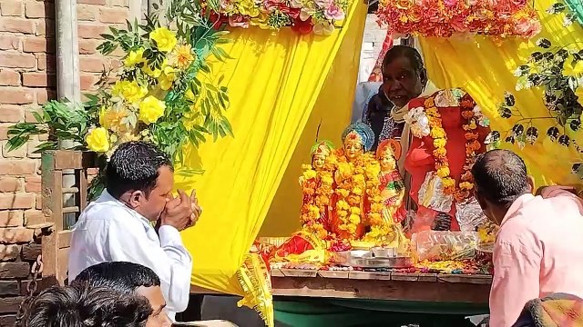 संभल में 32 साल बाद बन सका चामुंडा देवी मंदिर, विधि-विधान से पूजा के बीच प्राण प्रतिष्ठा, भारी पुलिस फोर्स रही तैनात