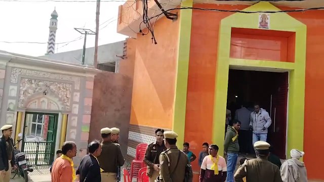 संभल में 32 साल बाद बन सका चामुंडा देवी मंदिर, विधि-विधान से पूजा के बीच प्राण प्रतिष्ठा, भारी पुलिस फोर्स रही तैनात
