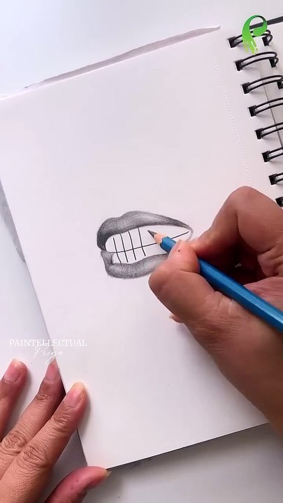 Drawing Easiest Teeth 😱 🦷 #shorts (1)