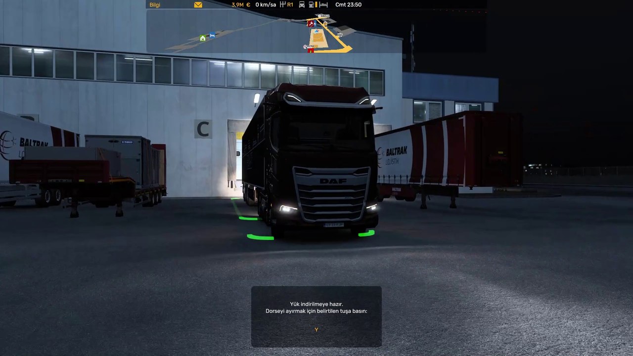 DAF Tractor - From Brasov City * to Tekirdag City - Furniture Delivered* Euro Truck Simulator 2
