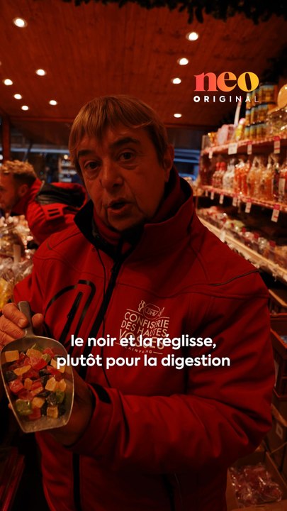 Pour son 20ème marché de Noël, Françoise, alias Fanfan, nous a fait découvrir ses bonbons fabriqués à l’ancienne dans les Vosges. 🍬❄️