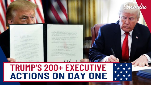 Trump to unleash 200+ Executive actions on day one, Targeting Border, Energy & Reforms!