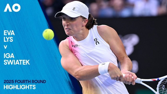Eva Lys vs Iga Swiatek (0-6, 1-6) | Abierto de Australia 2025 | Octavos de final