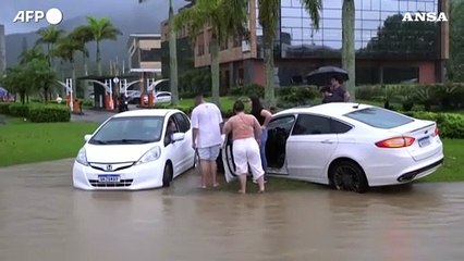 Maltempo in Brasile, forti disagi nello Stato meridionale di S. Catarina
