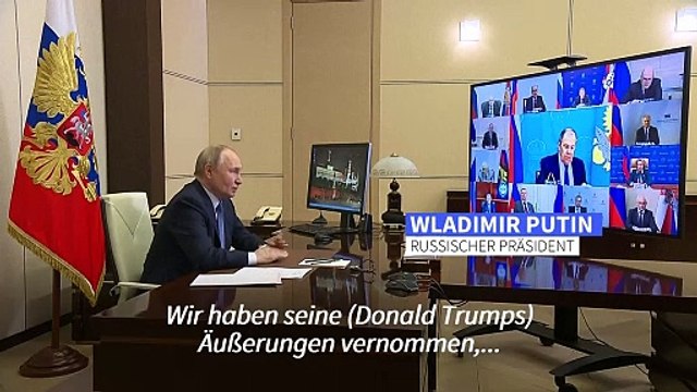 Putin will mit Trump über dauerhaften Frieden in Ukraine sprechen