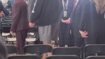 Fetterman shocks with unconventional attire: gym shorts and carhartt sweatshirt at Trump's Inauguration