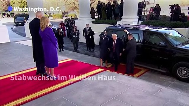 Biden empfängt Nachfolger Trump im Weißen Haus