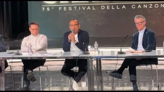 Sanremo, Conti: Quasi tutti i brani parlano di rapporti personali