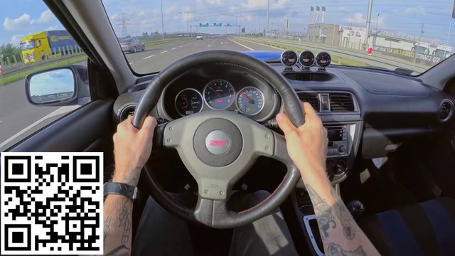 POV SUBARU IMPREZA WRX STI 2004 Onboard