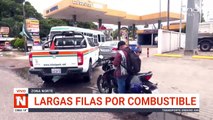 LARGAS FILAS POR COMBUSTIBLE SE REGISTRAN EN SURTIDORES DE SANTA CRUZ