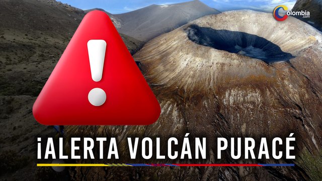 Popayán en alerta: Volcán Puracé registra fuerte actividad sísmica y emisión de ceniza