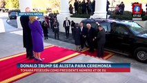 Joe Biden recibe a Donald Trump en la Casa Blanca previo a su ceremonia de investidura
