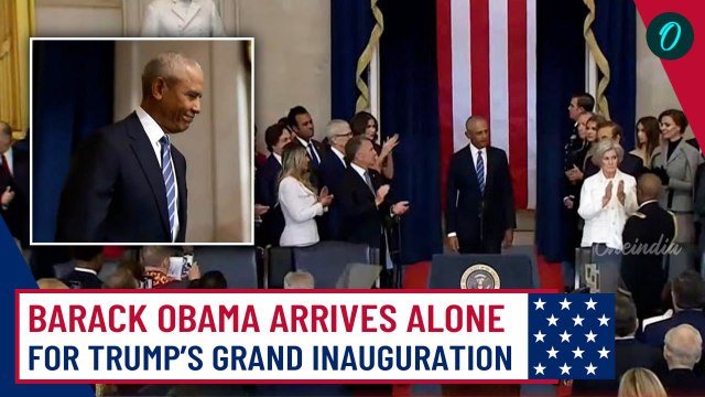 Trump Takes Oath As US President | Barack Obama Arrives for The Inauguration| Michelle Obama Absent