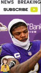 Lamar Jackson on Ravens’ latest playoff frustration, fueled by turnovers and Mark Andrews’ drop