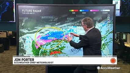 Major winter storm to disrupt travel and power across South