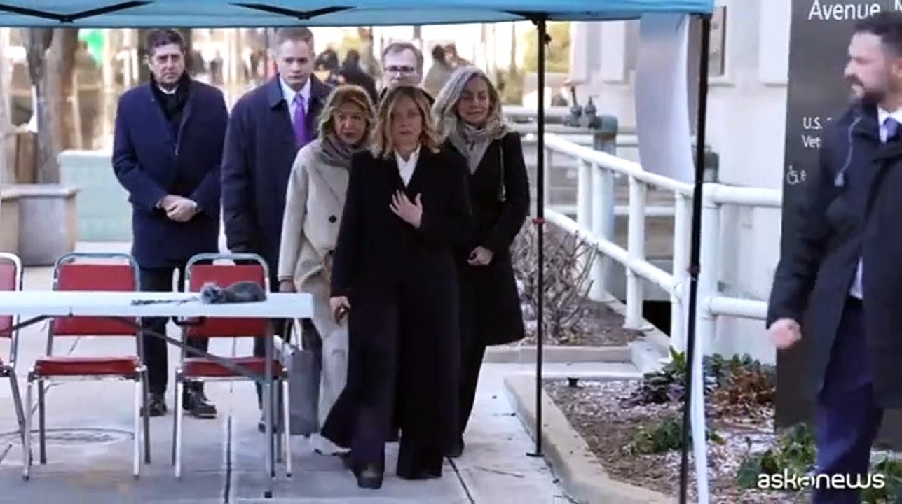 Meloni a Capitol Hill per la cerimonia di giuramento di Trump