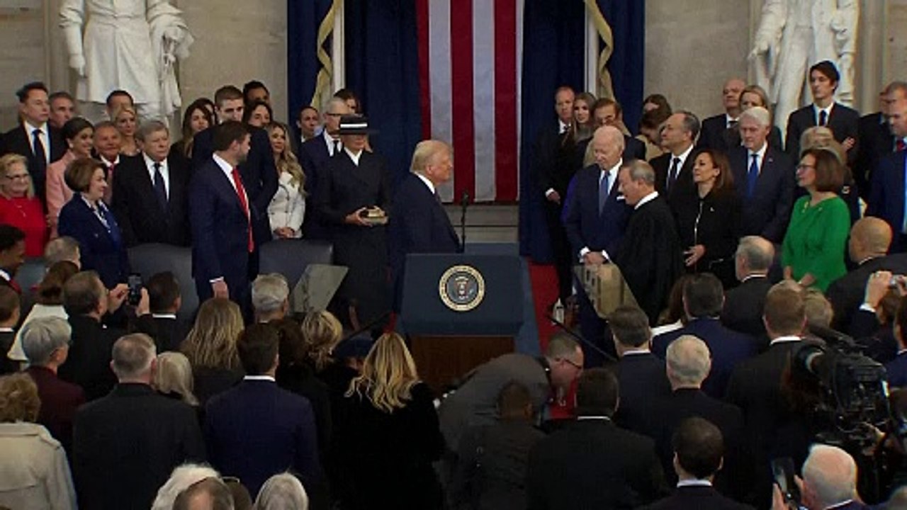 Donald Trump als 47. US-Präsident vereidigt