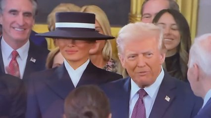 Trump's air-kiss swoop: a touch of respect for Melania's impeccable style
