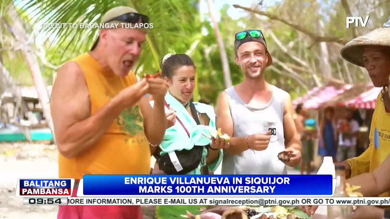 Enrique Villanueva in Siquijor marks 100th anniversary