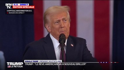 Donald Trump: "Le rêve américain va à nouveau briller"