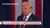 Donald Trump assure combattre la censure