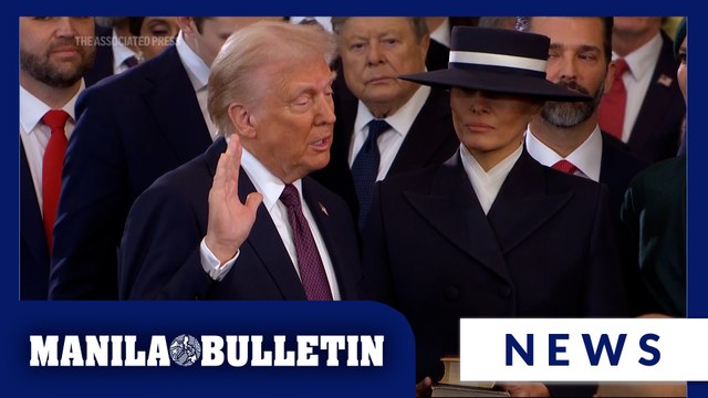 Donald Trump sworn in as 47th president of the United States of America
