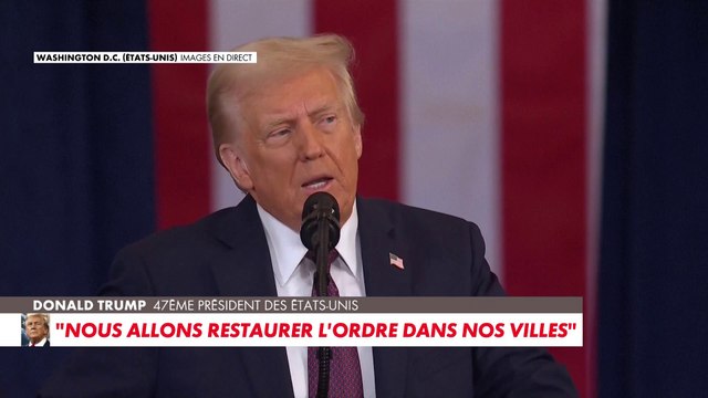 Donald Trump lors de son discours d'investiture : «Nous allons reprendre le canal de Panama»