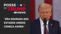 Recém-empossado, Donald Trump faz primeiro discurso do novo mandato | LINHA DE FRENTE