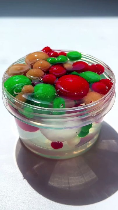 Amazing video Christmas slime