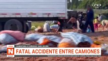 SCZ: TRES HERIDOS EN ACCIDENTE EN RUTA A CUATRO CAÑADAS