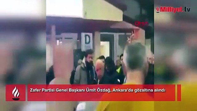 SON DAKİKA! Zafer Partisi Genel Başkanı Ümit Özdağ gözaltına alındı