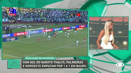 ‘Noroeste surpreendeu’, diz Chico Garcia sobre empate com o Palmeiras; Abel pede 9