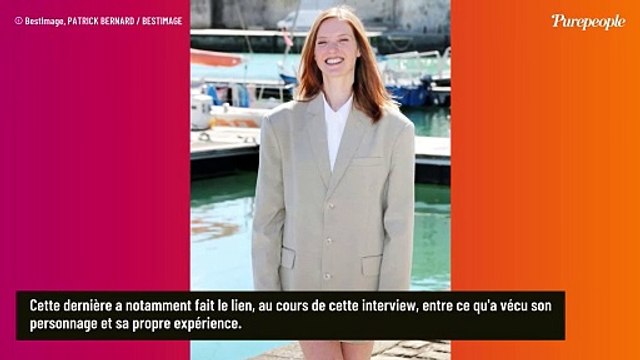 Fleur Geffrier : Les difficultés vécues par son personnage de Rivages l'amènent à faire une triste révélation sur sa vie personnelle