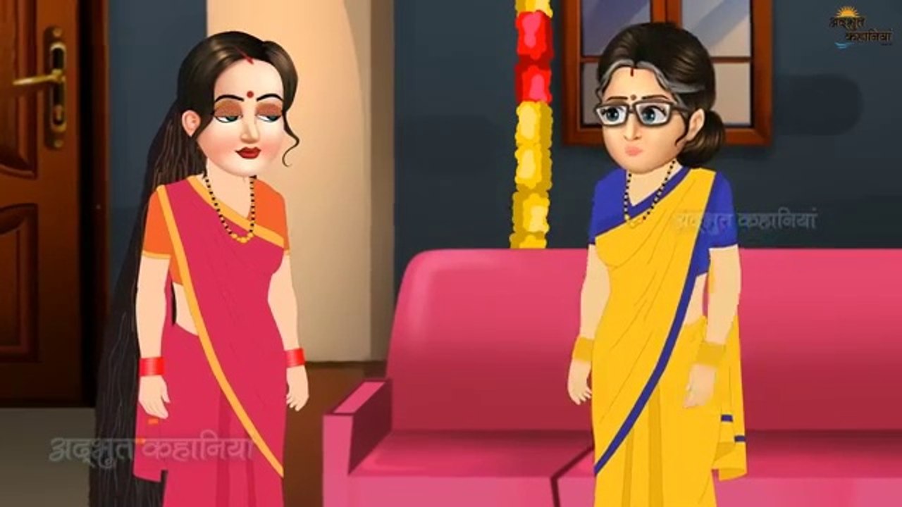 Lamby baalon wali bahu. Kids stories in urdu.