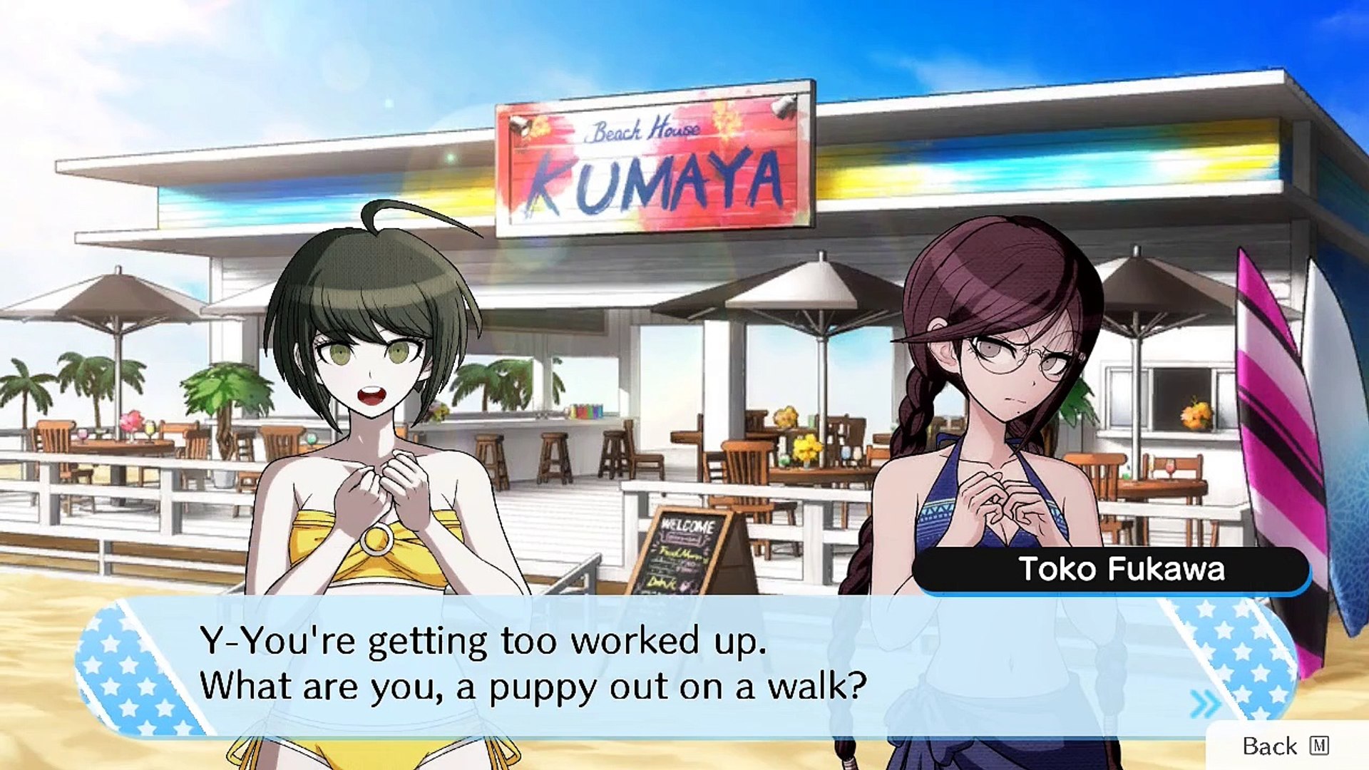 toko fukawa all events Danganronpa S: Ultimate Summer Camp