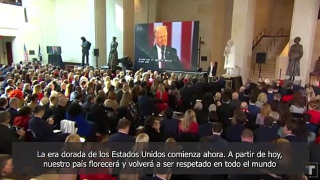 Trump proclama el inicio de una era dorada : El declive de EEUU ha terminado