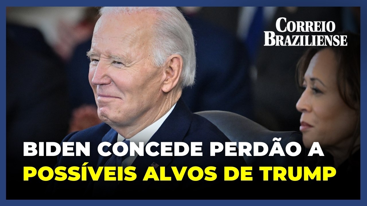 Biden concede perdão a inimigos políticos de Trump antes de deixar o cargo