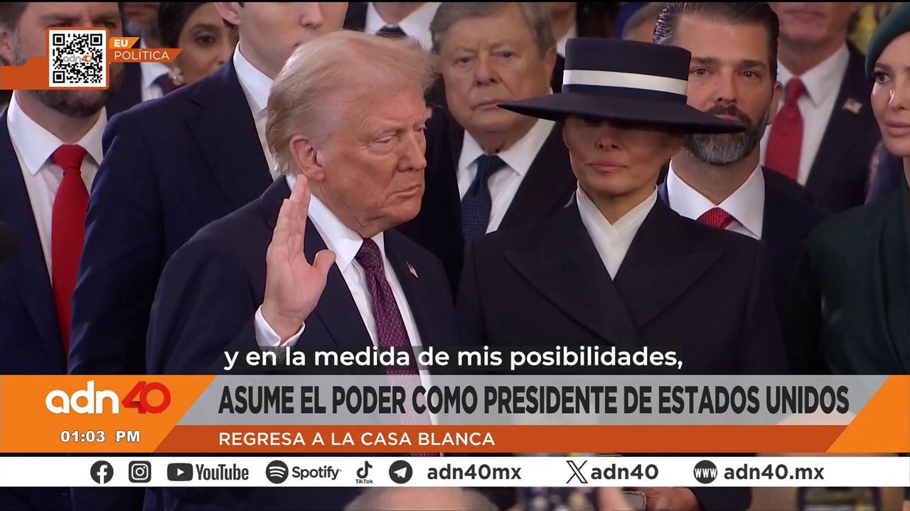 Donald Trump regresa como el presidente número 47 a la Casa Blanca