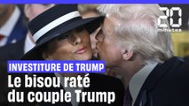Investiture de Trump : Les images du « air-bisou » du couple Trump