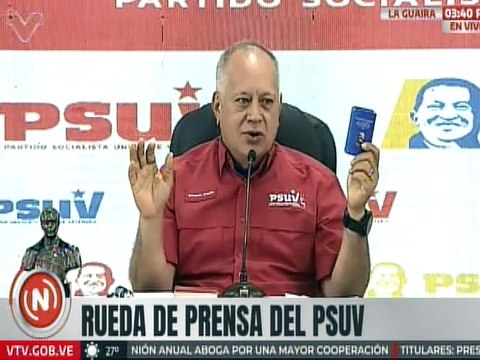 Primer Vpdte. del PSUV: Nuestro pdte. Maduro es el encargado de todas las relaciones internacionales