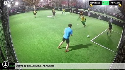 Faute de Guillaume G - Fc Paris 18