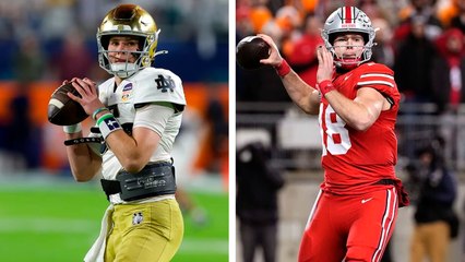 Ohio State y Notre Dame se preparan para el campeonato de la NCAA