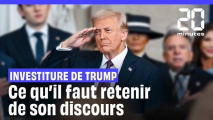 Etats-Unis : Le résumé du discours d'investiture de Donald Trump