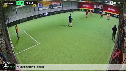 Faute de Colin G - Fc Caz