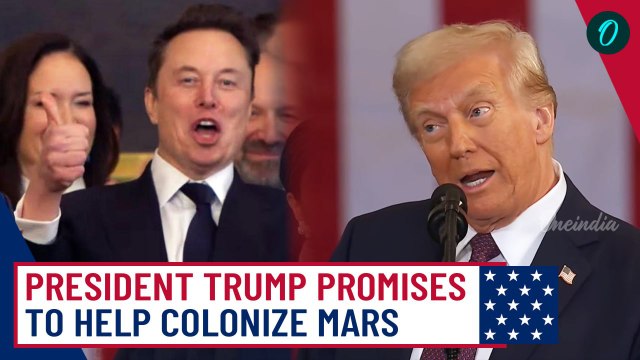 VODEO: Trump Promise US Will Help Musk Colonies Mars | Says He Wants Stars and Stripes On The Planet